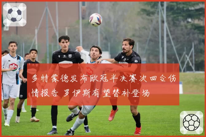 多特蒙德发布欧冠半决赛次回合伤情报告 罗伊斯有望替补登场